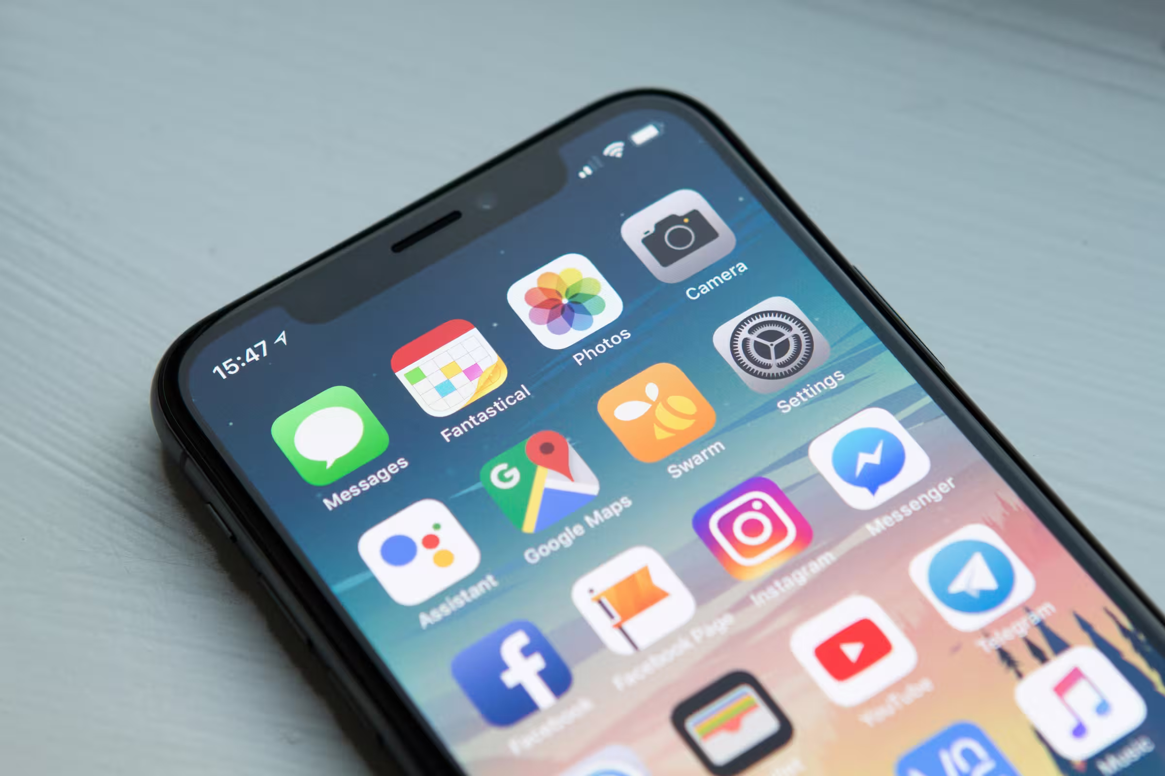 Abstract background of an iphone