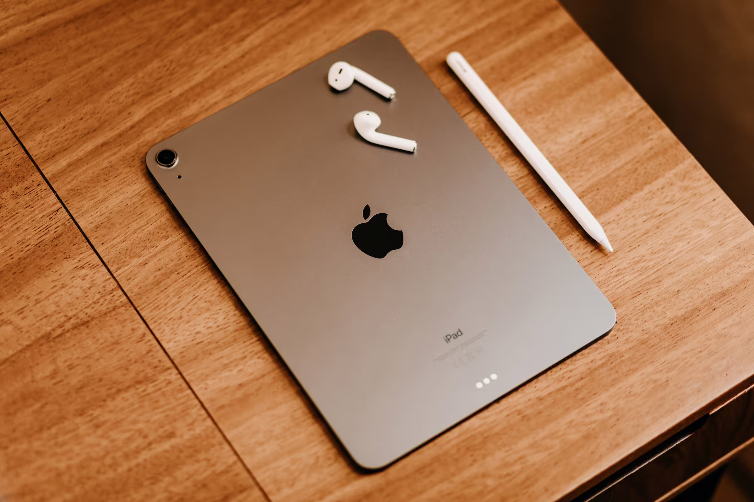 Technician repairing iPad